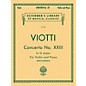 G. Schirmer Concerto No 23 G Major Violin Piano By Viotti thumbnail