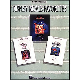 Hal Leonard Disney Movie Favorites Piano Accompaniment for Instrumental Solo Songbooks