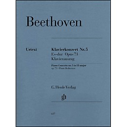 G. Henle Verlag Concerto for Piano and Orchestra E Flat Major Op. 73, No. 5 By Beethoven