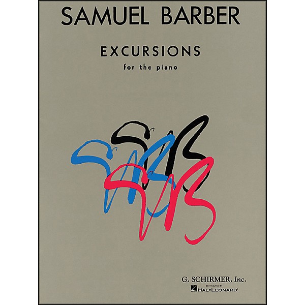 G. Schirmer Excursions for The Piano By Barber