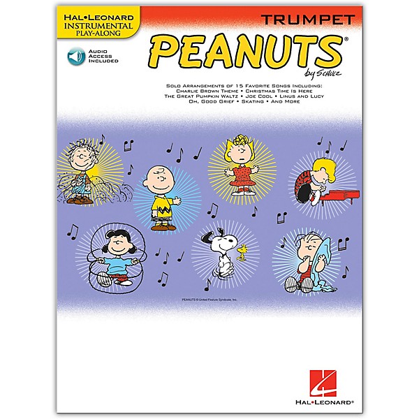 Hal Leonard Peanuts for Trumpet - Instrumental Play-Along Book/Online Audio