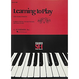 Music Sales Learning To Play Book 1 for Young Pianists