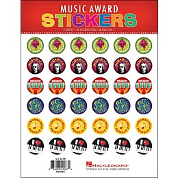 Hal Leonard Music Award Stickers Package