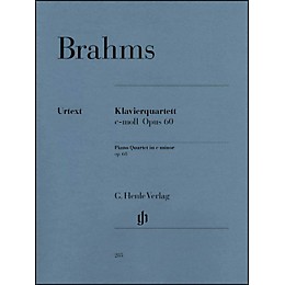 G. Henle Verlag Piano Quartet C Minor Op. 60 By Brahms