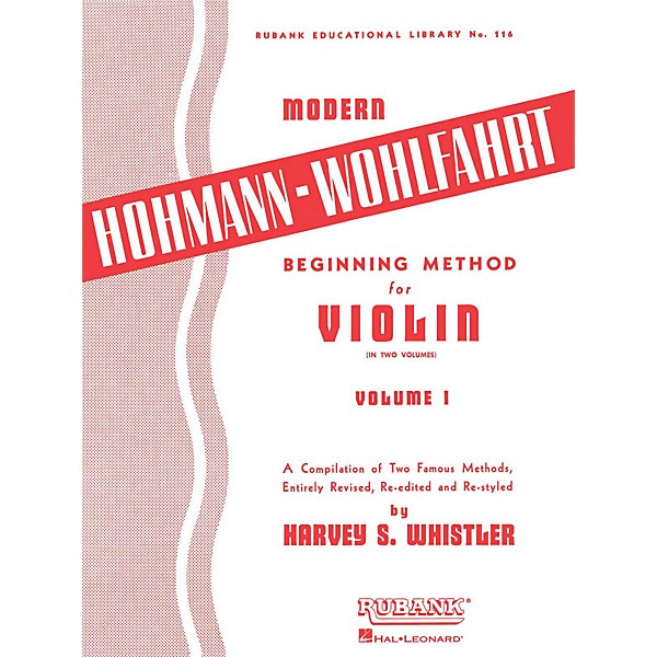 Hal Leonard Modern Hohmann-Wohlfahrt Beginning Method for Violin, Volume 1