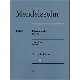 G. Henle Verlag Piano Works Volume I By Mendelssohn