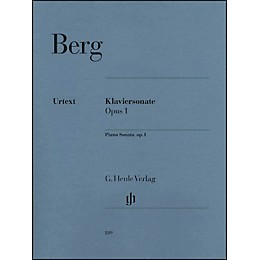 G. Henle Verlag Piano Sonata Op. 1 By Berg / Scheideler