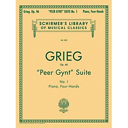 G. Schirmer Peer Gynt Suite Number 1 Piano Four Hands By Grieg