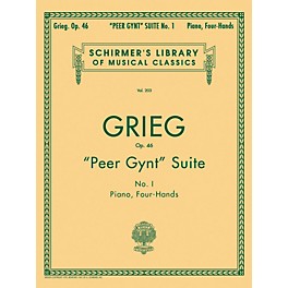 G. Schirmer Peer Gynt Suite Number 1 Piano Four Hands By Grieg