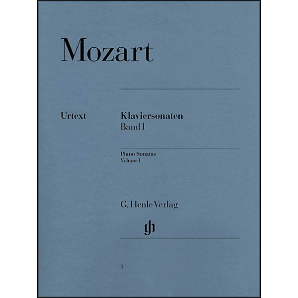 G. Henle Verlag Piano Sonatas Volume I By Mozart / Herttrich