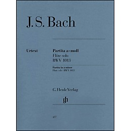 G. Henle Verlag Partita for Flute Solo In A Minor, BWV 1013 By Bach