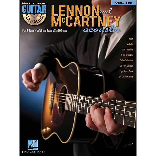 Hal Leonard Lennon & Mccartney Acoustic - Guitar Play-Along Volume 123 (Book/CD)