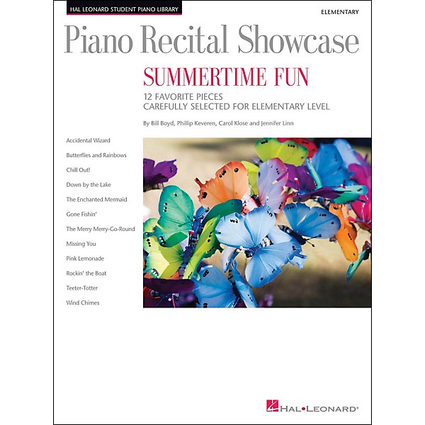 Hal Leonard Piano Recital Showcase - Summertime Fun - Elementary Level Book