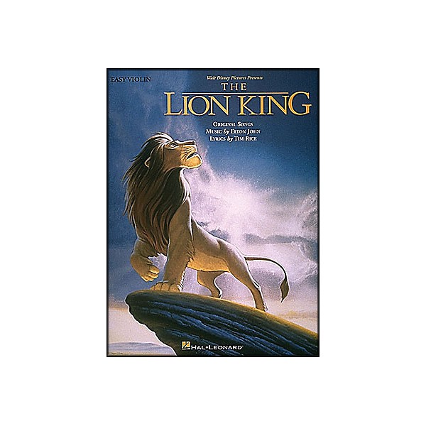 Hal Leonard Lion King for Easy Violin