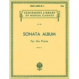 G. Schirmer Sonata Album Book 2 for Piano 11 Sonatas By Haydn, Mozart And Beethoven