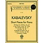 G. Schirmer Short Pieces for Piano Solo Intermediate Level By Kabalevsky thumbnail