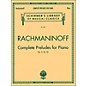 G. Schirmer Rachmaninoff Complete Preludes for Piano Op3 Op23 Op32 Centennial Edition By Rachmaninoff thumbnail
