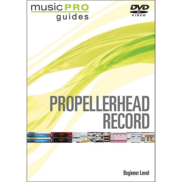 Hal Leonard Propellerhead Record Beginner Music Pro Guide Dvd