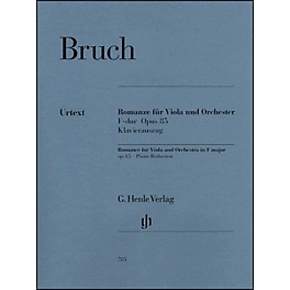 G. Henle Verlag Romance for Viola and Orchestra in F Major Op. 85 By Bruch