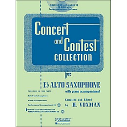 Hal Leonard Rubank Concert And Contest Collection Alto Sax Book/Online Audio