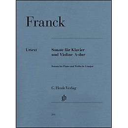 G. Henle Verlag Sonata for Piano And Violin A Major By Franck