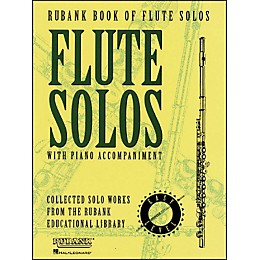 Hal Leonard Rubank Book Of Flute Solos with Piano Accompaniment - Easy Level