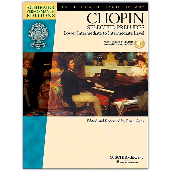 G. Schirmer Selected Preludes - Schimer Performance Edition Lower Intermediate To Intermediate Level Book/Online Audio By ...