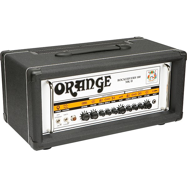Orange Amplifiers Rockerverb 100 MK II 100W Tube Guitar Amp Head Black ...