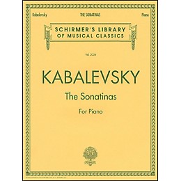 G. Schirmer The Sonatinas Op 13 No 1 & No 2 Piano By Kabalevsky