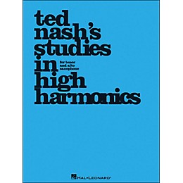 Hal Leonard Ted Nash's Studies In High Harmonics for Tenor And Alto Saxophone