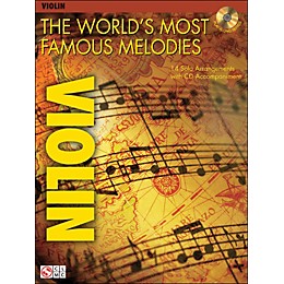 Cherry Lane The World's Most Famous Melodies for Violin Book/CD