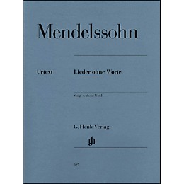 G. Henle Verlag Songs without Words By Mendelssohn