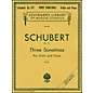 G. Schirmer Three Sonatinas Op 137 Violin/Piano 3 By Schubert thumbnail