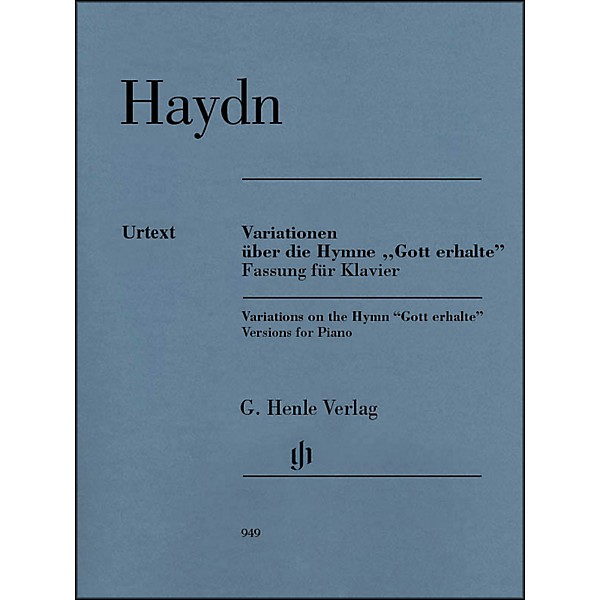 G. Henle Verlag Variations on the Hymn "Gott erhalte" for Piano By Haydn