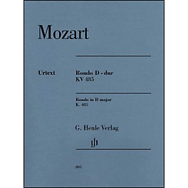 G. Henle Verlag Wolfgang Amadeus Mozart - Rondo in D Major K. 485