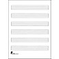 Music Sales Writing Pad #15 6 Stave Extra Wide, 40 Shts, 8X10.5 thumbnail