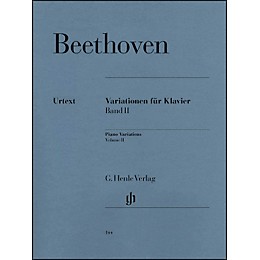 G. Henle Verlag Variations for Piano Volume II By Beethoven