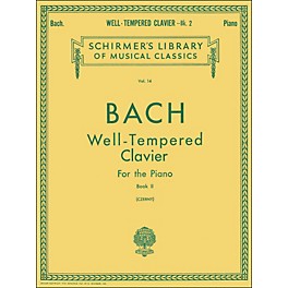 G. Schirmer Well Tempered Clavier Book 2 Piano Solo By Bach