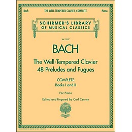 G. Schirmer Well-Tempered Clavier Complete Books 1 & 2 for Piano By Bach