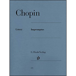 G. Henle Verlag Impromptus By Chopin / Zimmermann