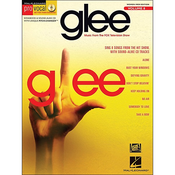 Hal Leonard Glee - Pro Vocal Songbook & CD for Women/Men Volume 8