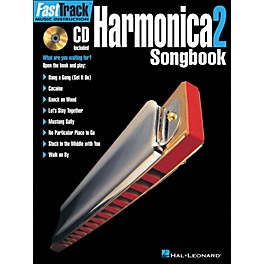 Hal Leonard FastTrack Harmonica Songbook 1 Level 2 Book/CD