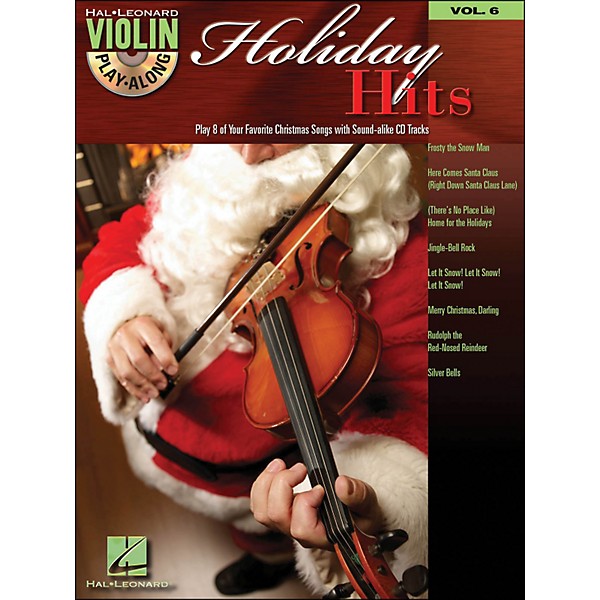 Hal Leonard Holiday Hits Violin Play-Along Volume 6 Book/CD