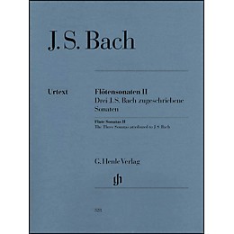 G. Henle Verlag Flute Sonatas - Volume II By Bach