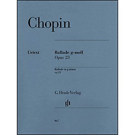 G. Henle Verlag Frdric Chopin - Ballade in G minor Op. 23 for Piano