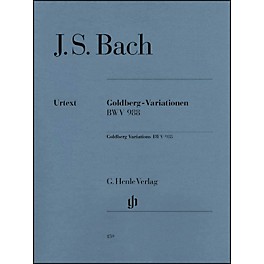 G. Henle Verlag Goldberg Variations BWV 988 By Bach