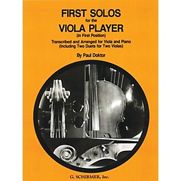 G. Schirmer First Solos for The Viola Player First Position