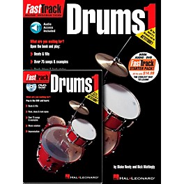 Hal Leonard FastTrack Drum Method Starter Pack (Book/Audio Online/Video Online)