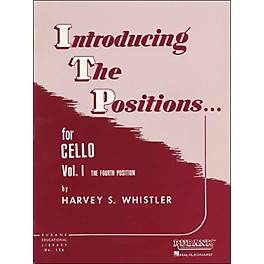 Hal Leonard Introducing The Positions for Cello Vol 1 The Fourth Position