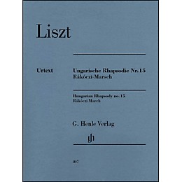 G. Henle Verlag Hungarian Rhapsody No. 15 (R¡koczi March) By Liszt